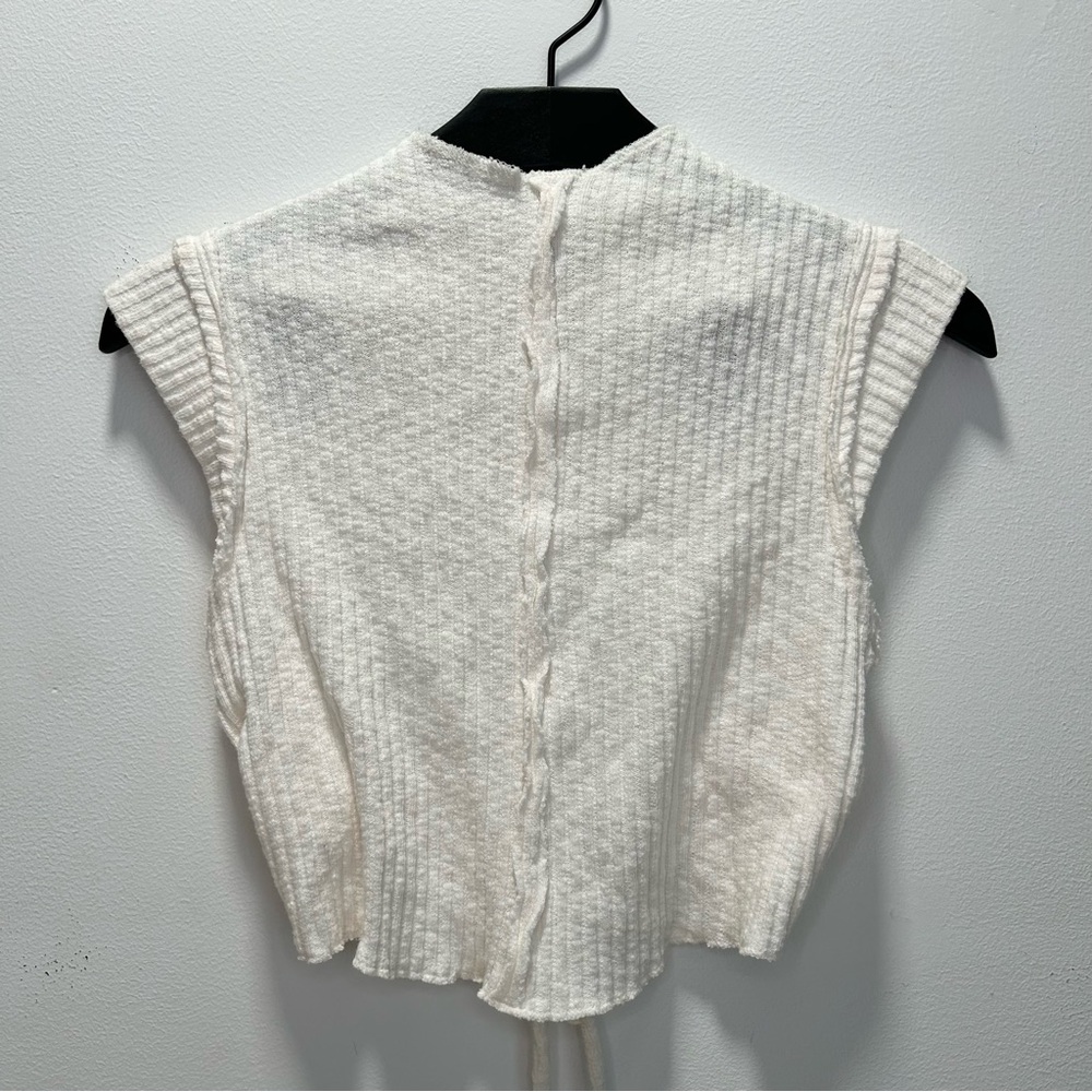Urban Outfitters Open Back Ribbed Top Size M